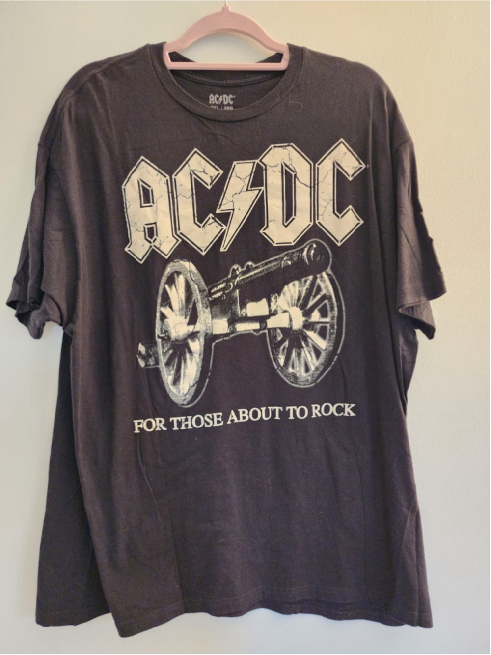 AC/DC For Those About To Rock Cannon Graphic Tee Shirt 2XL